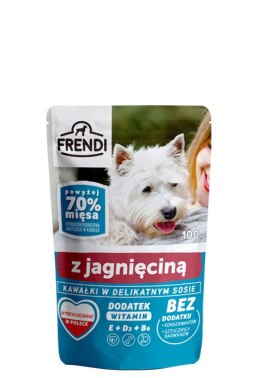 Frendi- Kawałki w delikatnym sosie z jagnięciną 100g. Frendi
