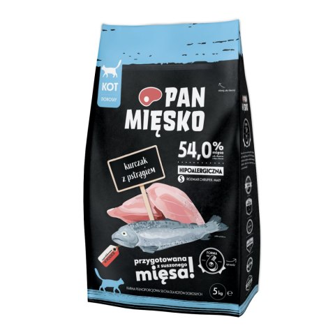 PAN MIĘSKO Kurczak Z Pstrągiem S Dla Kota 5kg PAN MI�SKO