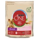 PURINA ONE Mini Delicate Łosoś, ryż - sucha karma dla psa - 800 g PURINA ONE
