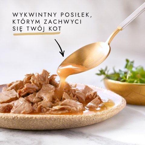 Purina Gourmet Gold Sauce Delight z wołowiną 85g Gourmet