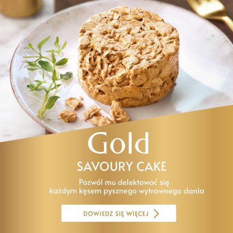 Purina Gourmet Gold Savoury Cake z jagnięciną i zieloną fasolką 85g Gourmet