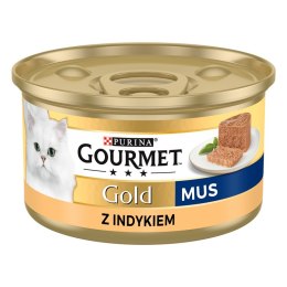 Purina Gourmet Gold mus z indykiem 85g Gourmet