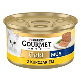 Purina Gourmet Gold mus z kurczakiem 85g Gourmet