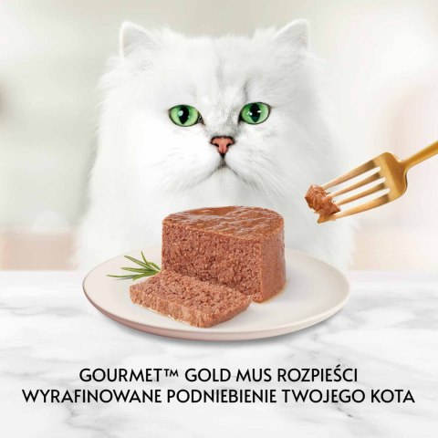 Purina Gourmet Gold mus z wołowiną 85g Gourmet