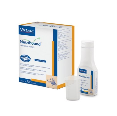 VIRBAC Nutribound Roztwór doustny dla psów w czasie rekonwalescencji 3x150ml Virbac