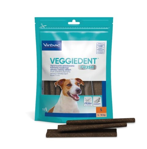 Virbac Veggiedent Fresh Gryzak S (5-10kg) 15sztuk Virbac
