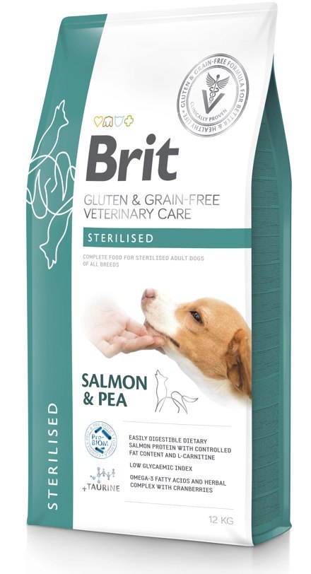 Brit GF Veterinary Diets Dog Gluten & Grain Free Sterilised 12kg Brit veterinary