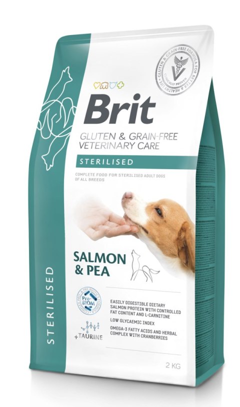 Brit GF Veterinary Diets Dog Gluten & Grain Free Sterilised 2kg Brit veterinary