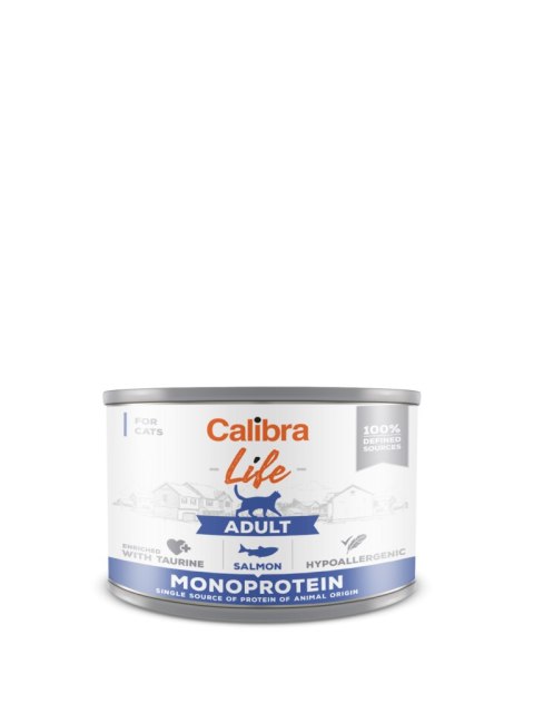 Calibra Cat Adult Life Karma Dla Kota Z Łososiem 200g Calibra