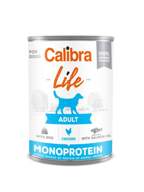 Calibra Dog Life Adult Chicken With Rice Karma Dla Psa 400g Calibra