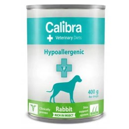 Calibra Veterinary Diets Hypoallergenic Insect Rabbit Karma Dla Psa 400g Calibra
