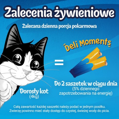 Felix Deli Moments Kremowe Przekąski Dla Kotów Z Kurczakiem 4x10g Felix