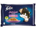 Felix Fantastic Junior W Galaretce Z Kurczakiem I Łososiem 4x85g Felix