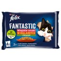 Felix Fantastic W Galaretce Z Kurczakiem I Wołowiną 4x85g Felix