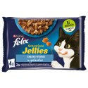 Felix Sensations Jellies Karma Dla Kota Smaki Rybne W Galaretce 4x85g Felix