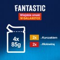 Felix Wiejskie Smaki W Galaretce Z Wołowina I Kurczakiem 4x85g Felix