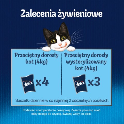 Felix Wiejskie Smaki W Galaretce Z Wołowina I Kurczakiem 4x85g Felix