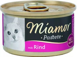 Miamor Pastete wołowina 85g puszka MIAMOR
