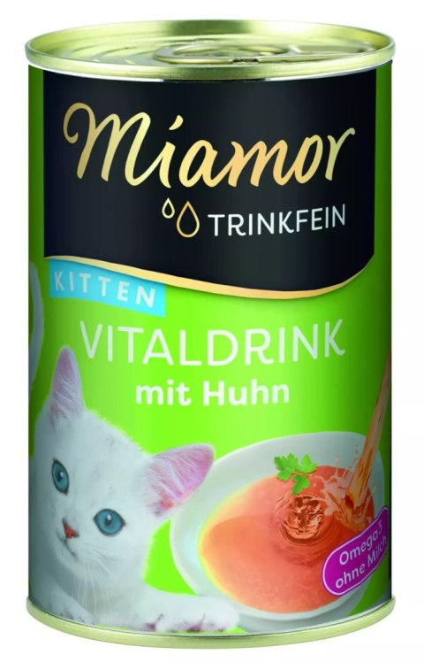Miamor VitalDrink Kitten z kurczakiem 135ml MIAMOR