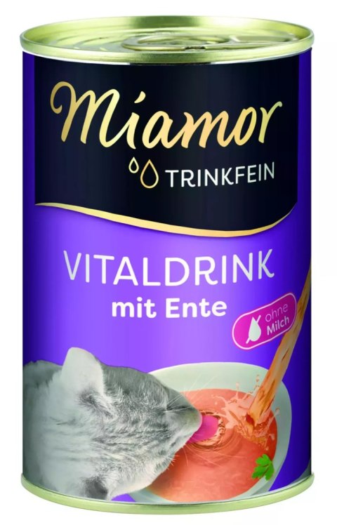 Miamor VitalDrink z kaczką 135ml MIAMOR