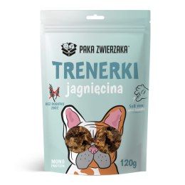 Paka Zwierzaka Trenerki Przysmak Dla Psów Jagnięcina 120g Paka Zwierzaka
