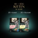 Sheba Kitten Wybór Smaków W Sosie Karma Dla Kociąt 40x85g Sheba