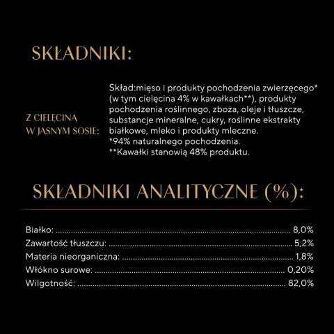 Sheba Sauce Collection Karma Mokra Dla Kota Z Cielęciną W Sosie 85g Sheba