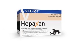 Vebiot Hepaxan Suplement Dla Psa 60 Tabletek Nutrifarm Sp. z o.o.