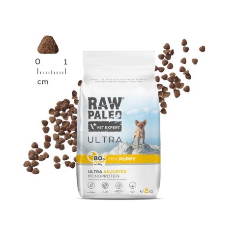 Vetexpert Raw Paleo Ultra Karma Dla Szczeniąt Mini Indyk 2kg RAW PALEO