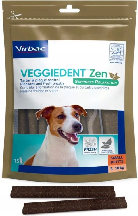 Virbac Veggiedent Zen Fresh Gryzak Dla Psa S (5-10kg) 15szt Virbac