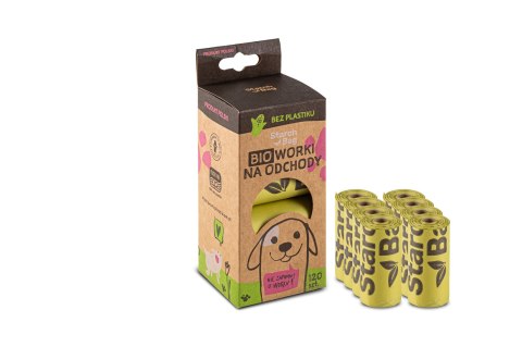 Zolux Starchbag Kompostowalne Bioworki Na Odchody Zielony 15szt ZOLUX