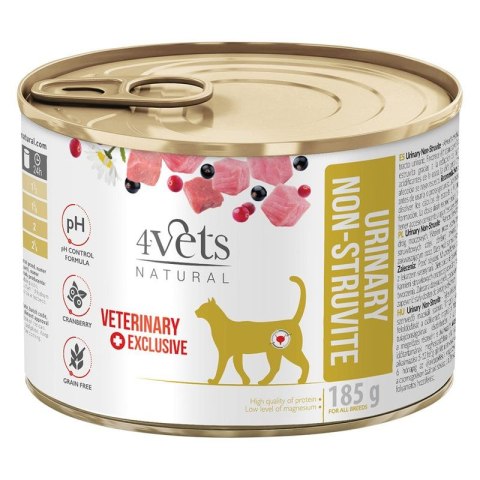 4Vets Cat Urinary Non-struvite 185g 4Vets Natural