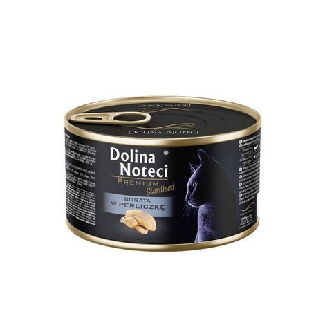 DOLINA NOTECI Premium Sterilised Bogata w Perliczkę dla Kota 185g Dolina Noteci