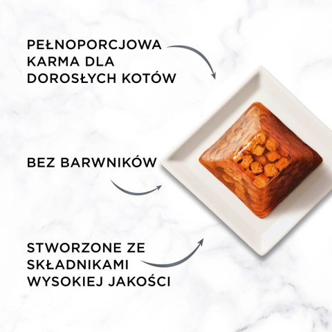 GOURMET Revelations Delikatne Kawałki w Galaretce z Łososiem 2x57g Gourmet