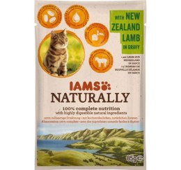 IAMS Naturally Adult Cat with New Zealand Lamb in Gravy 85g Iams