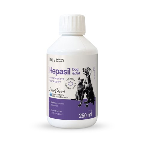 Lab-V Hepasil Dog & Cat Preparat Na Wątrobę Dla Psa I Kota 250ml LAB-V