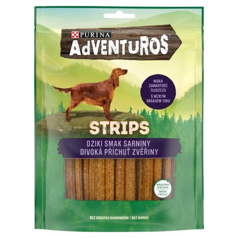 Purina Adventuros Strips Karma Dla Psów O Smaku Sarniny 90g ADVENTUROS