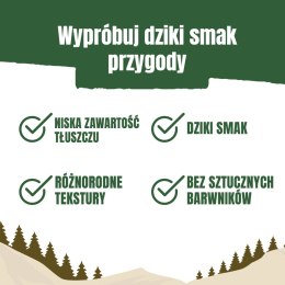 Purini Adventuros Sticks Karma dla psów Dziki Smak Bawoła 120g ADVENTUROS