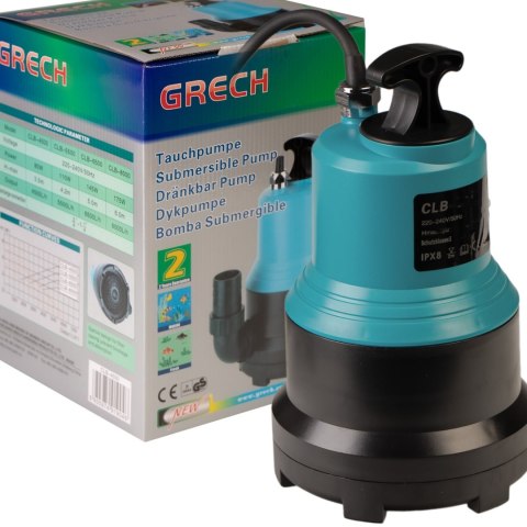 SUNSUN / GRECH CLB-4500 - pompa całkowitego lub niskiego zanurzenia SunSun