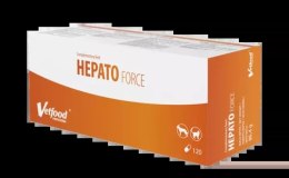 VETFOOD HEPATOforce 120 Kapsułek - Wsparcie Funkcji Wątroby u Zwierząt Vetfood