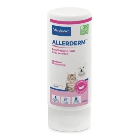 Virbac Allerderm Szampon Dla Psów I Kotów Do Skóry Wrażliwej 250ml Virbac