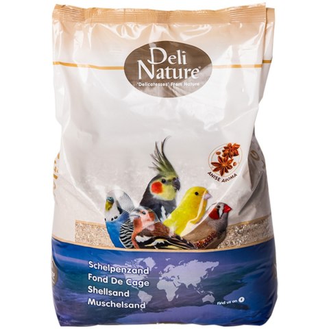Deli Nature Shell Sand Brown 5kg - piasek dla papug Deli Nature