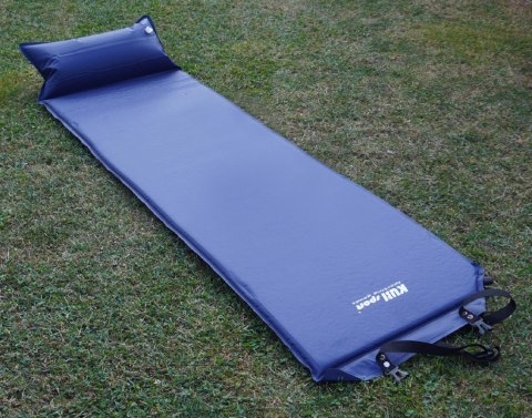 Materac Mata Karimata Turystyczna Lekka Nadmuchiwana z Poduszką KUBISPORT 186x53 cm Kubisport