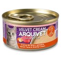 Arquivet Velvet kremowa puszka dla kota o smaku tuńczyka i krewetek 80g Arquivet