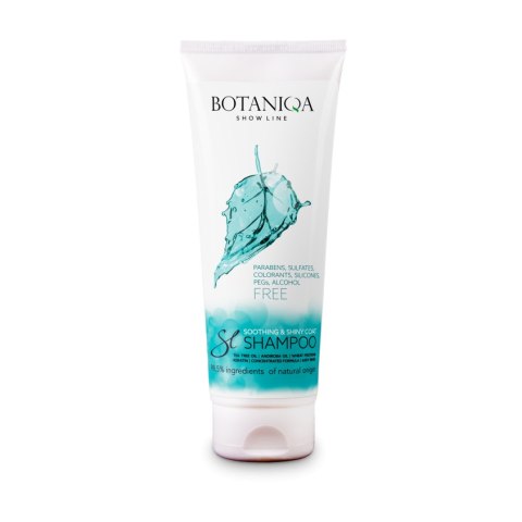 BOTANIQA Soothing & Shiny Coat Shampoo Szampon Nabłyszczający 250ml Botaniqa