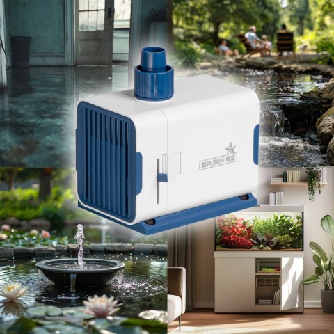 SunSun YQP 3500 - 2w1 pompa wody z regulacją mocy i niskiego zanurzenia 3500l/h SunSun