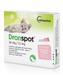 Bayer Dronspot Krople Na Robaki I Pasożyty 2x0,35ml Vetoquinol