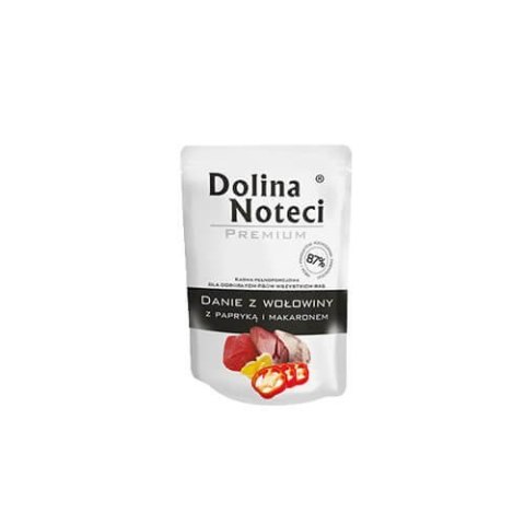 Dolina Noteci Premium Danie Z Wołowiny Z Papryką I Makaronem 100g Dolina Noteci
