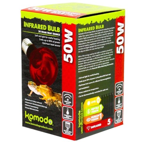 Komodo Infrared 75W - żarówka grzewcza podczerwona Komodo
