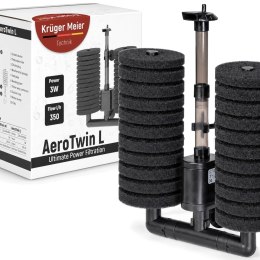 Kruger Meier AeroTwin L - filtr wewnętrzny gąbkowy Kruger Meier